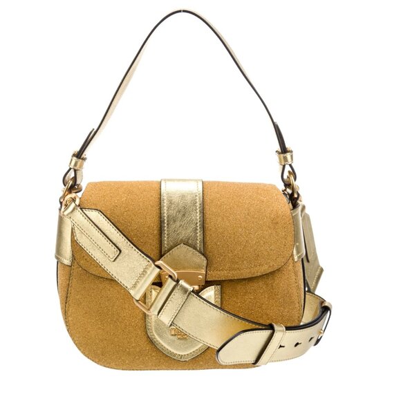 Moschino Handbags - MOSCHINO Suede and Leather Two Way Bag EUC